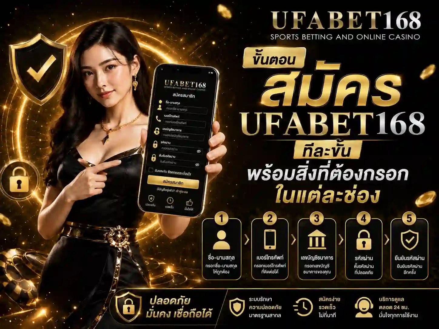 สมัคร UFABET168 ครบทุกขั้นตอน ใช้อะไรบ้าง กี่นาทีได้ยูสเซอร์