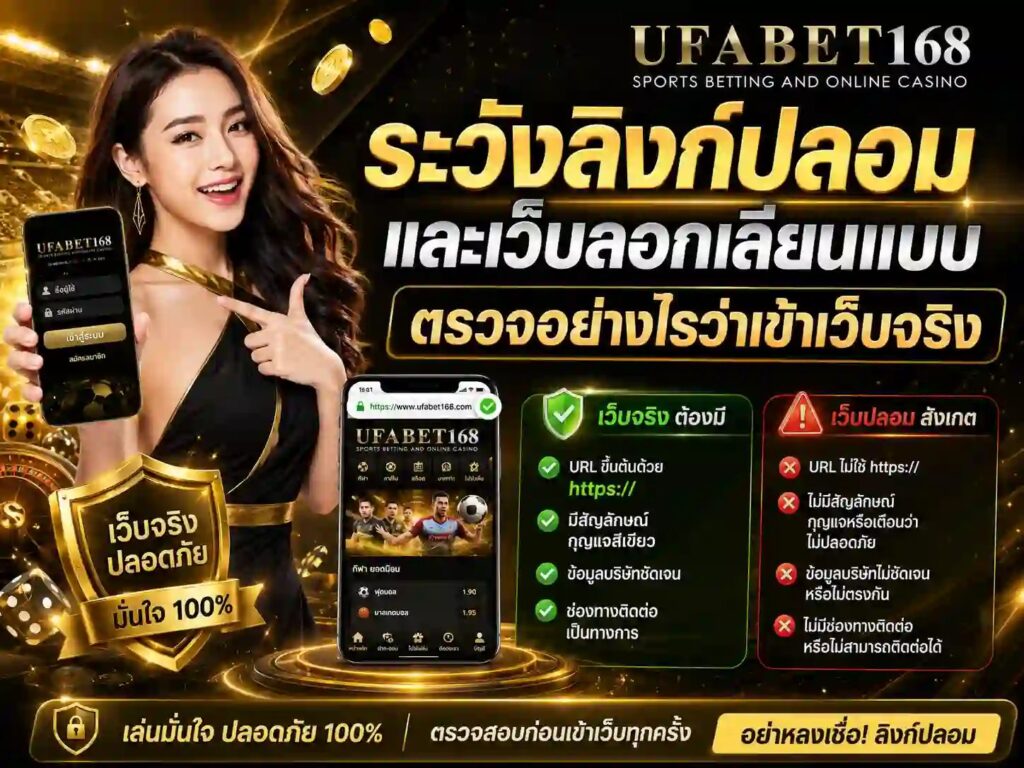 ทางเข้า UFABET168 ล่าสุด เข้าเล่นได้ทุกอุปกรณ์ พร้อมวิธีแก้เมื่อเข้าไม่ได้