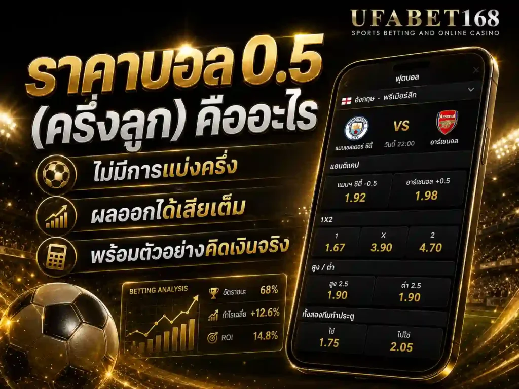 ราคาบอล 0.5