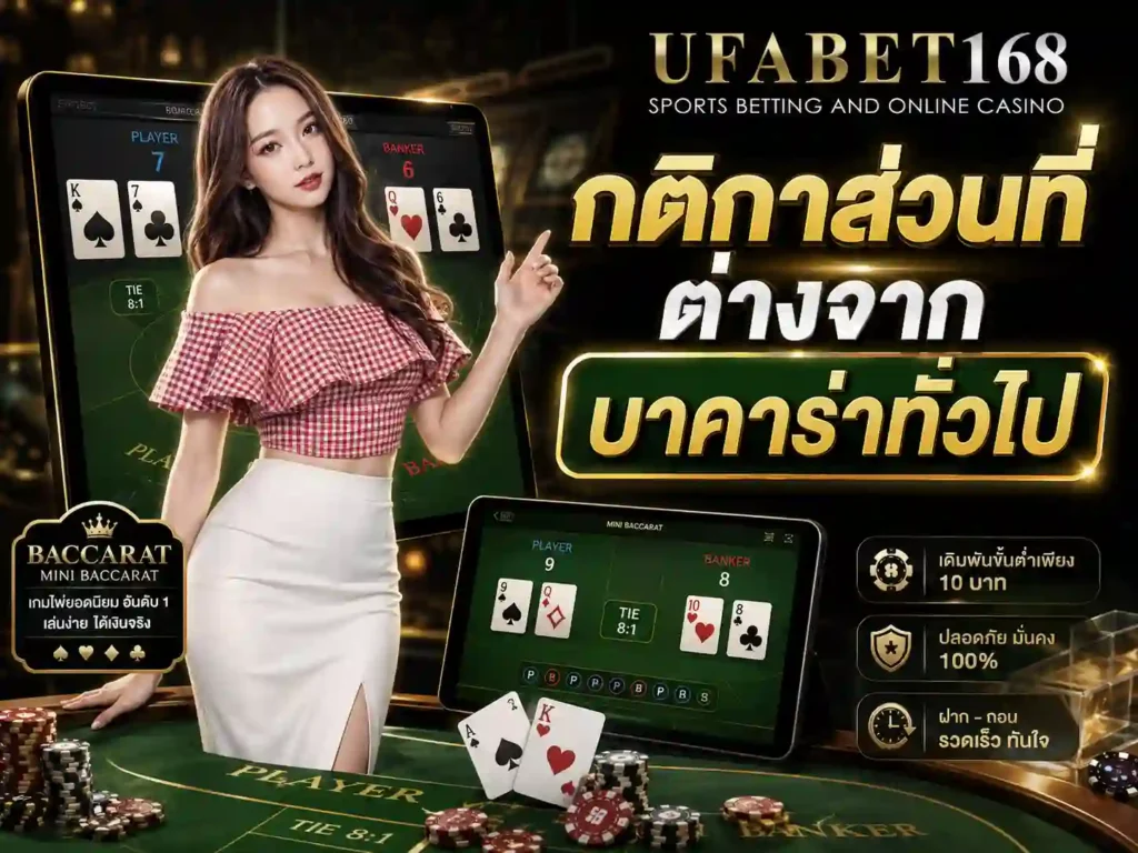วิธีเล่นมินิบาคาร่า
