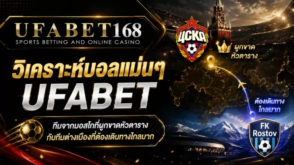 วิเคราะห์บอลแม่นๆ UFABET