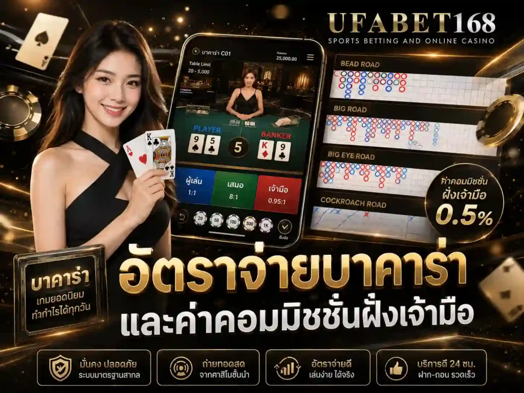 อัตราจ่ายบาคาร่า