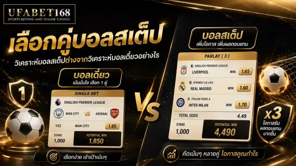 เลือกคู่บอลสเต็ป
