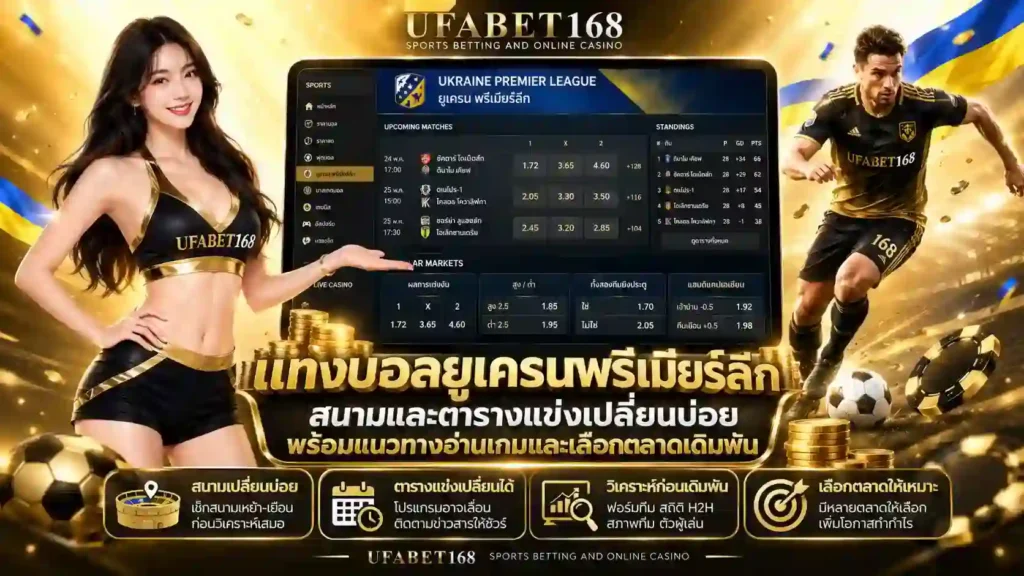 แทงบอลยูเครนพรีเมียร์ลีก