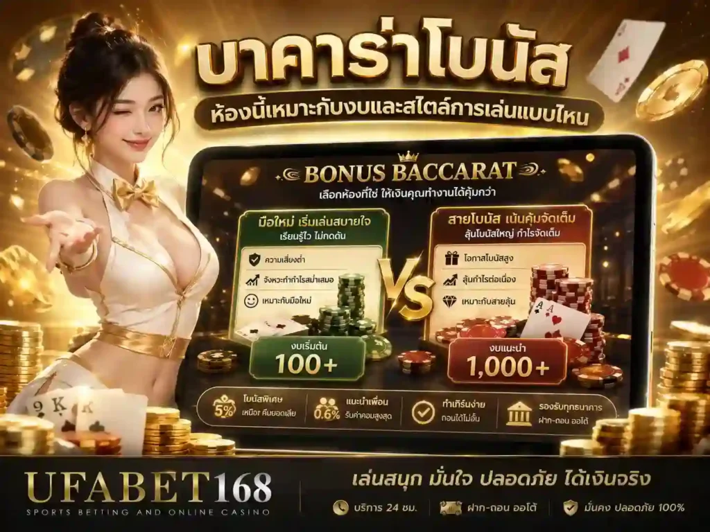 บาคาร่าผฝากถอนไม่มีขั้นต่ำ